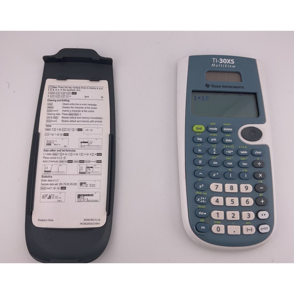 Texas Instruments‎ TI-30XS MultiView Scientific Calculator - Blue
